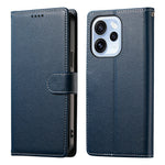 For Oppo Reno15 F 5G Case Magnetic Snap Litchi Texture Leather Wallet Phone Cover with Wrist Strap