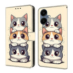 For Samsung Galaxy A08 5G / A08 4G / A07 5G / A07 4G Wallet Case Foldable Stand Pattern Printing Leather Flip Phone Cover
