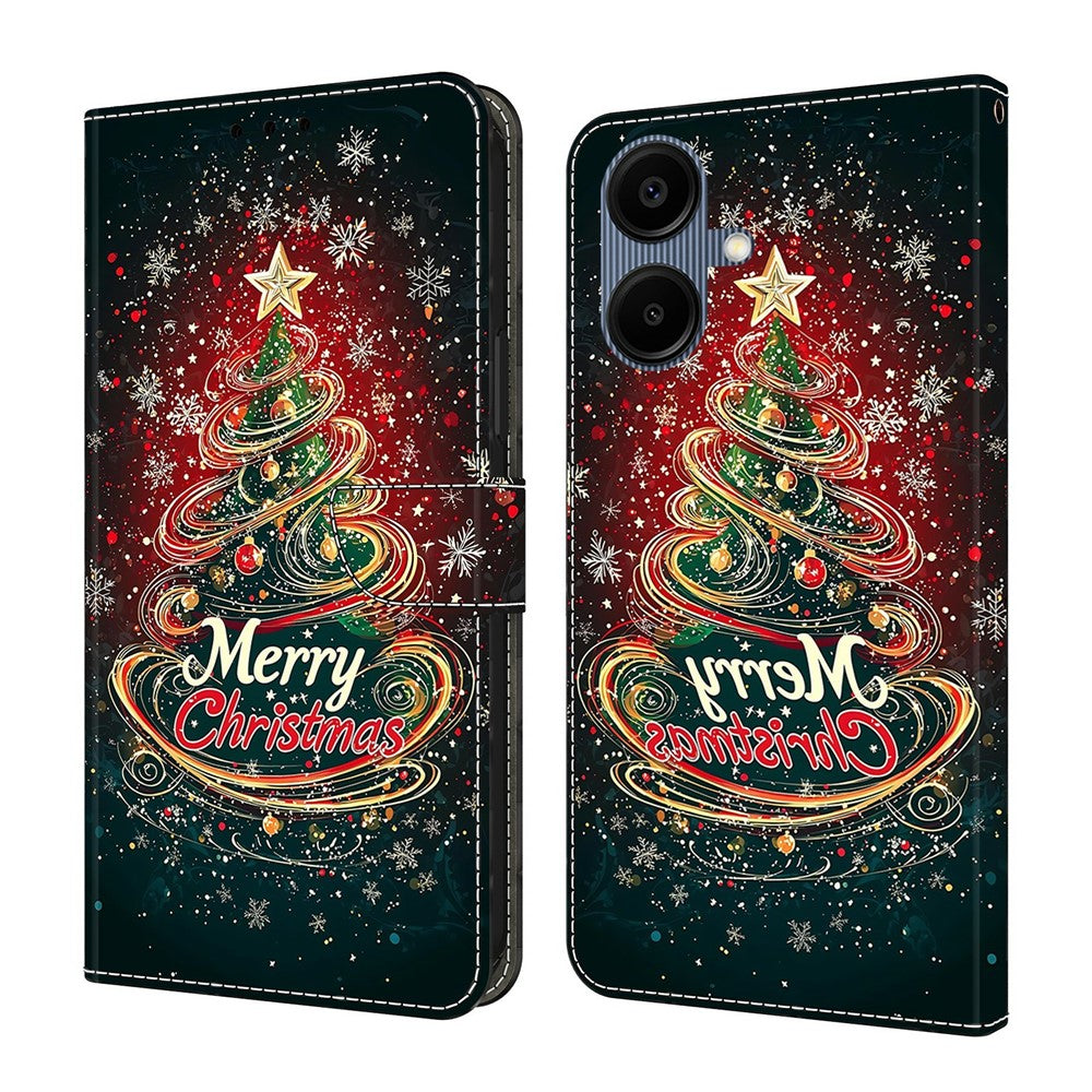 For Samsung Galaxy A08 5G / A08 4G / A07 5G / A07 4G Wallet Case Foldable Stand Pattern Printing Leather Flip Phone Cover