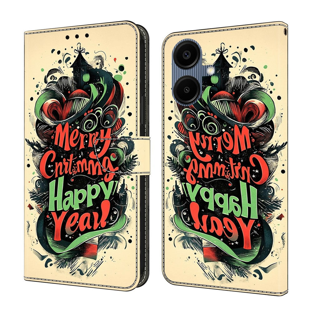 For Samsung Galaxy A08 5G / A08 4G / A07 5G / A07 4G Wallet Case Foldable Stand Pattern Printing Leather Flip Phone Cover