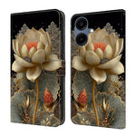 For Samsung Galaxy A08 5G / A08 4G / A07 5G / A07 4G Wallet Case Foldable Stand Pattern Printing Leather Flip Phone Cover