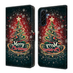 Samsung Galaxy A57 5G Plånboksfodral Vikbart Stativ Mönster Tryck Läder Flip mobilfodral