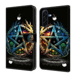 Samsung Galaxy A57 5G Plånboksfodral Vikbart Stativ Mönster Tryck Läder Flip mobilfodral