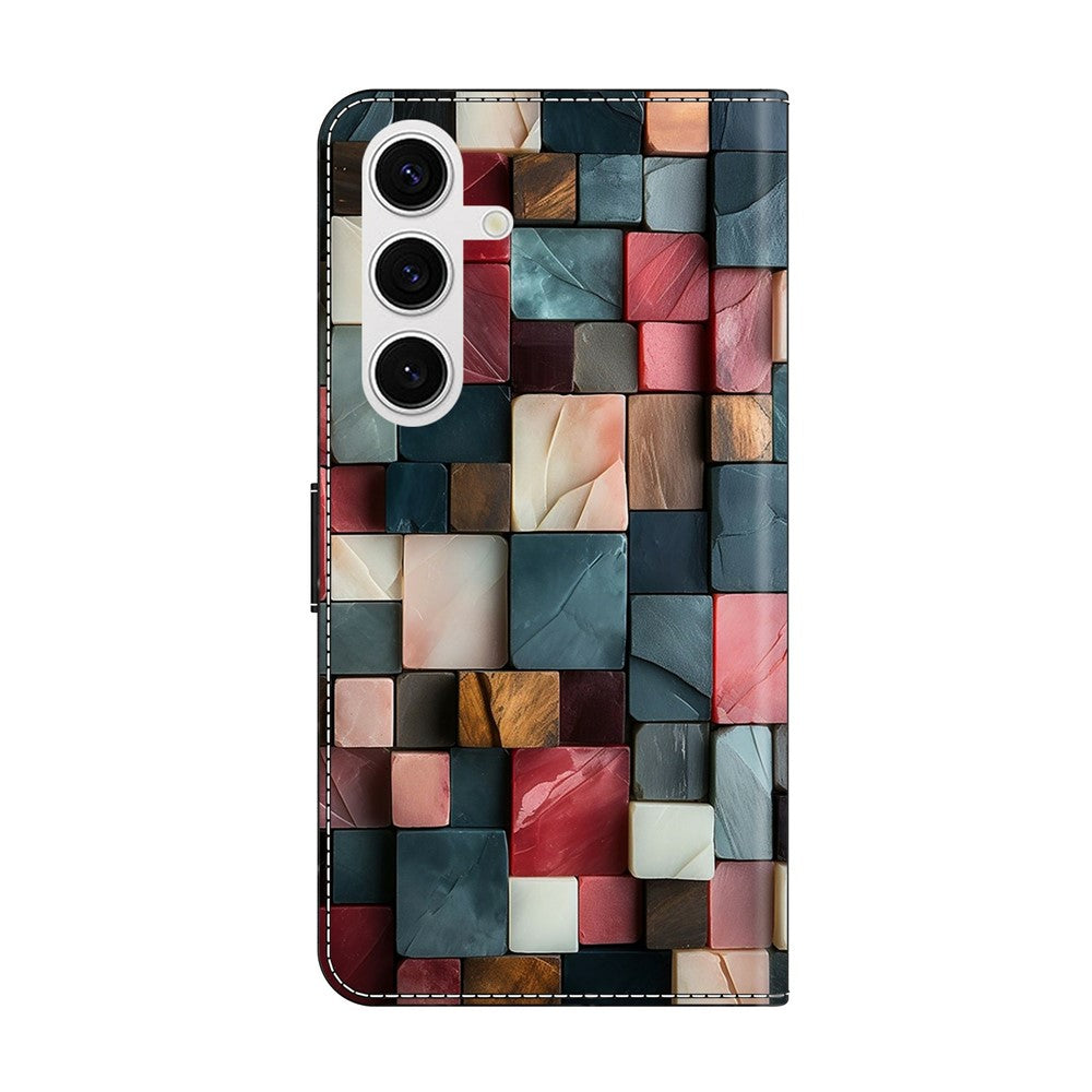 For Samsung Galaxy S26 Wallet Case Foldable Stand Pattern Printing Leather Flip Phone Cover