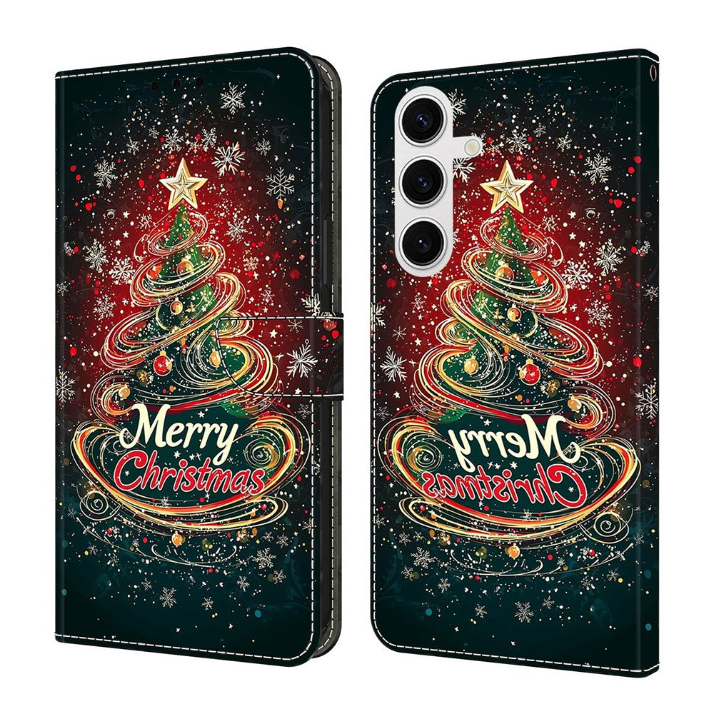 For Samsung Galaxy S26 Wallet Case Foldable Stand Pattern Printing Leather Flip Phone Cover