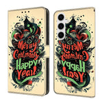 For Samsung Galaxy S26 Wallet Case Foldable Stand Pattern Printing Leather Flip Phone Cover