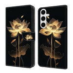 Samsung Galaxy S26+ Plånboksfodral Vikbart Stativ Mönstertryck Läder Flipfodral
