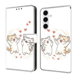 Samsung Galaxy S26+ Plånboksfodral Vikbart Stativ Mönstertryck Läder Flipfodral