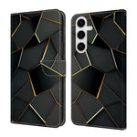 Samsung Galaxy S26+ Plånboksfodral Vikbart Stativ Mönstertryck Läder Flipfodral