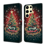 Samsung Galaxy S26 Ultra Plånboksfodral Vikbart Stativ Mönstertryck Läder Flipfodral