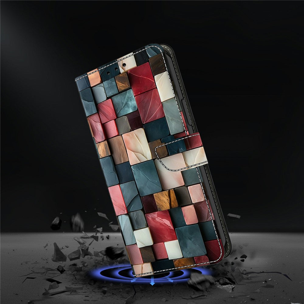 For Xiaomi Poco M8 5G / Redmi Note 15 5G (Global) Wallet Case Foldable Stand Pattern Printing Leather Flip Phone Cover