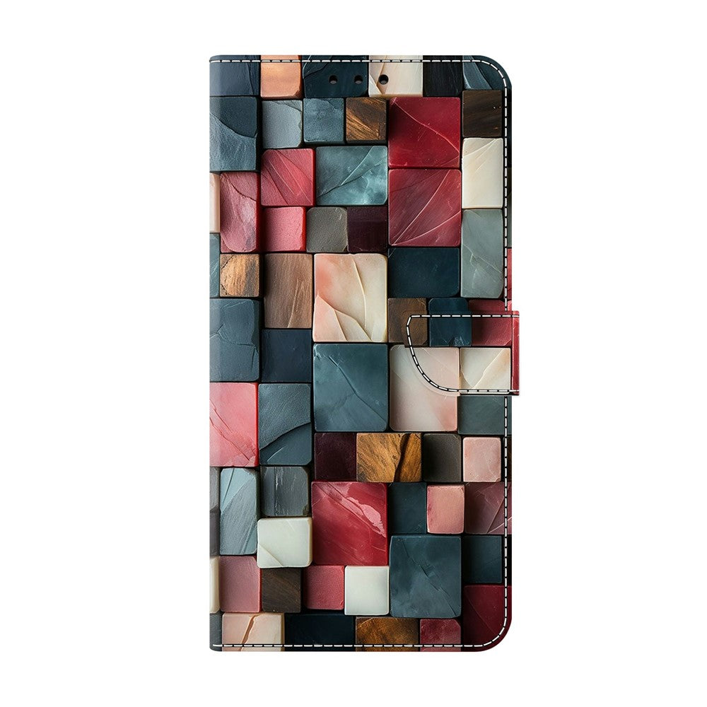 For Xiaomi Poco M8 5G / Redmi Note 15 5G (Global) Wallet Case Foldable Stand Pattern Printing Leather Flip Phone Cover