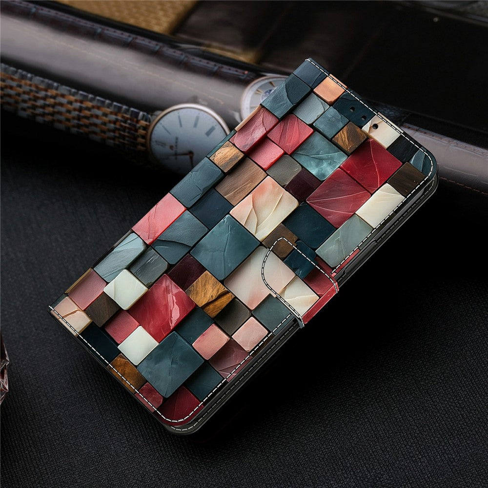 For Xiaomi Poco M8 5G / Redmi Note 15 5G (Global) Wallet Case Foldable Stand Pattern Printing Leather Flip Phone Cover