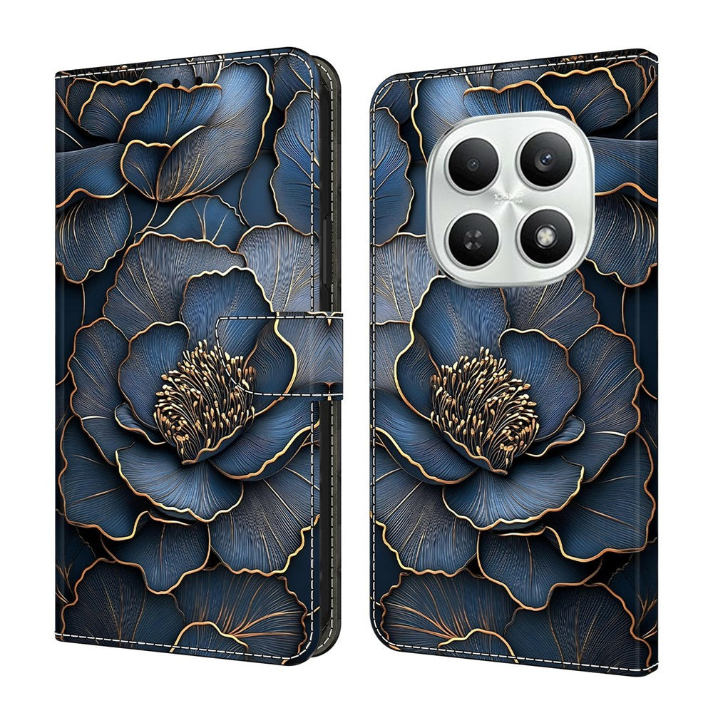 For Xiaomi Poco M8 5G / Redmi Note 15 5G (Global) Wallet Case Foldable Stand Pattern Printing Leather Flip Phone Cover