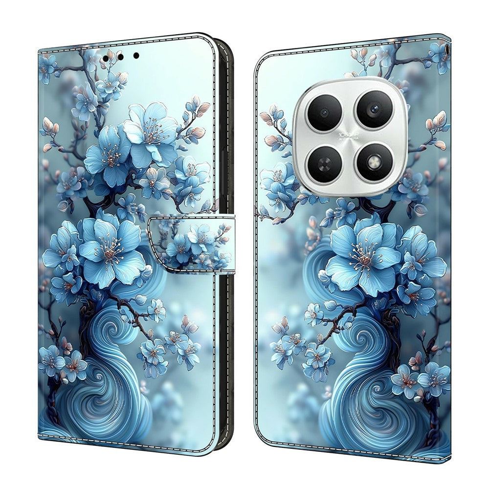 For Xiaomi Poco M8 5G / Redmi Note 15 5G (Global) Wallet Case Foldable Stand Pattern Printing Leather Flip Phone Cover