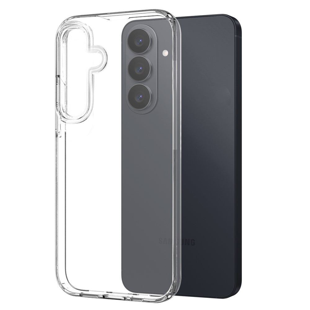 NORTHJO For Samsung Galaxy S26 TPU Phone Case + Tempered Glass Film + Camera Lens Protector (Support Fingerprint Unlock)