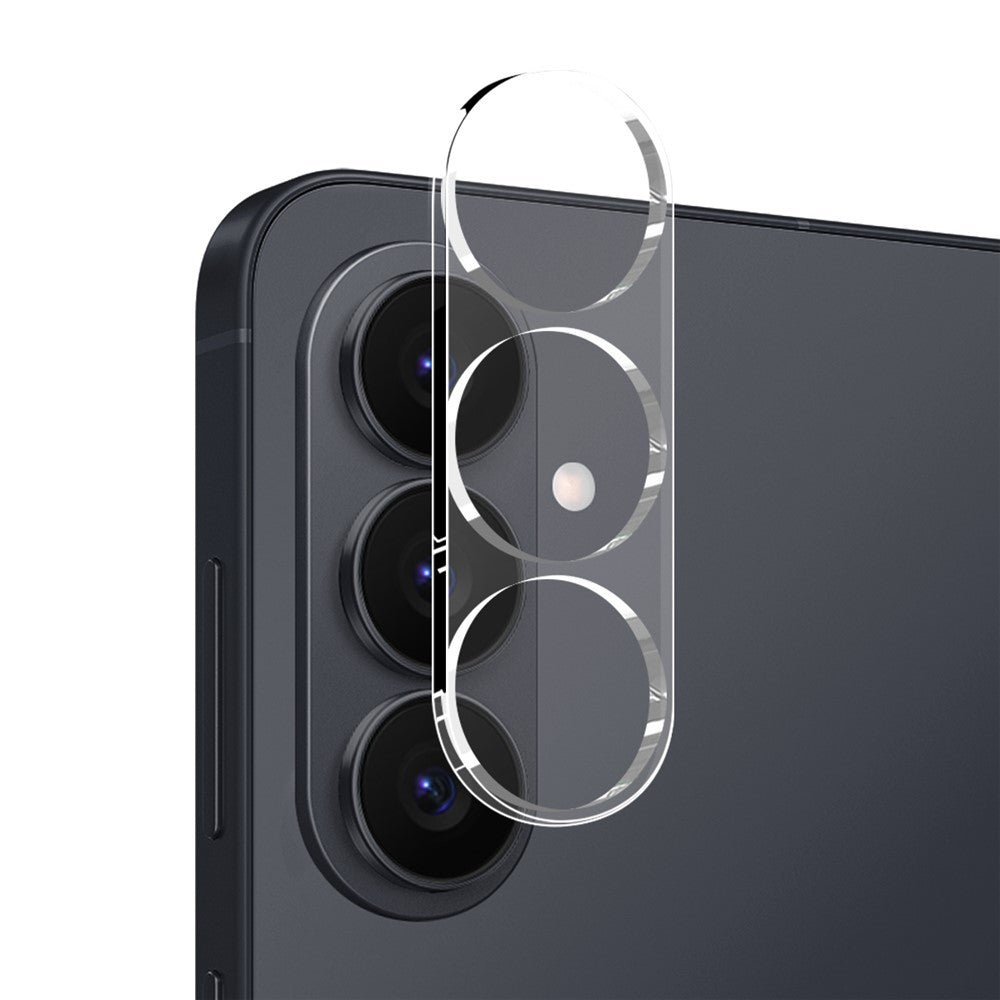 NORTHJO For Samsung Galaxy S26 TPU Phone Case + Tempered Glass Film + Camera Lens Protector (Support Fingerprint Unlock)