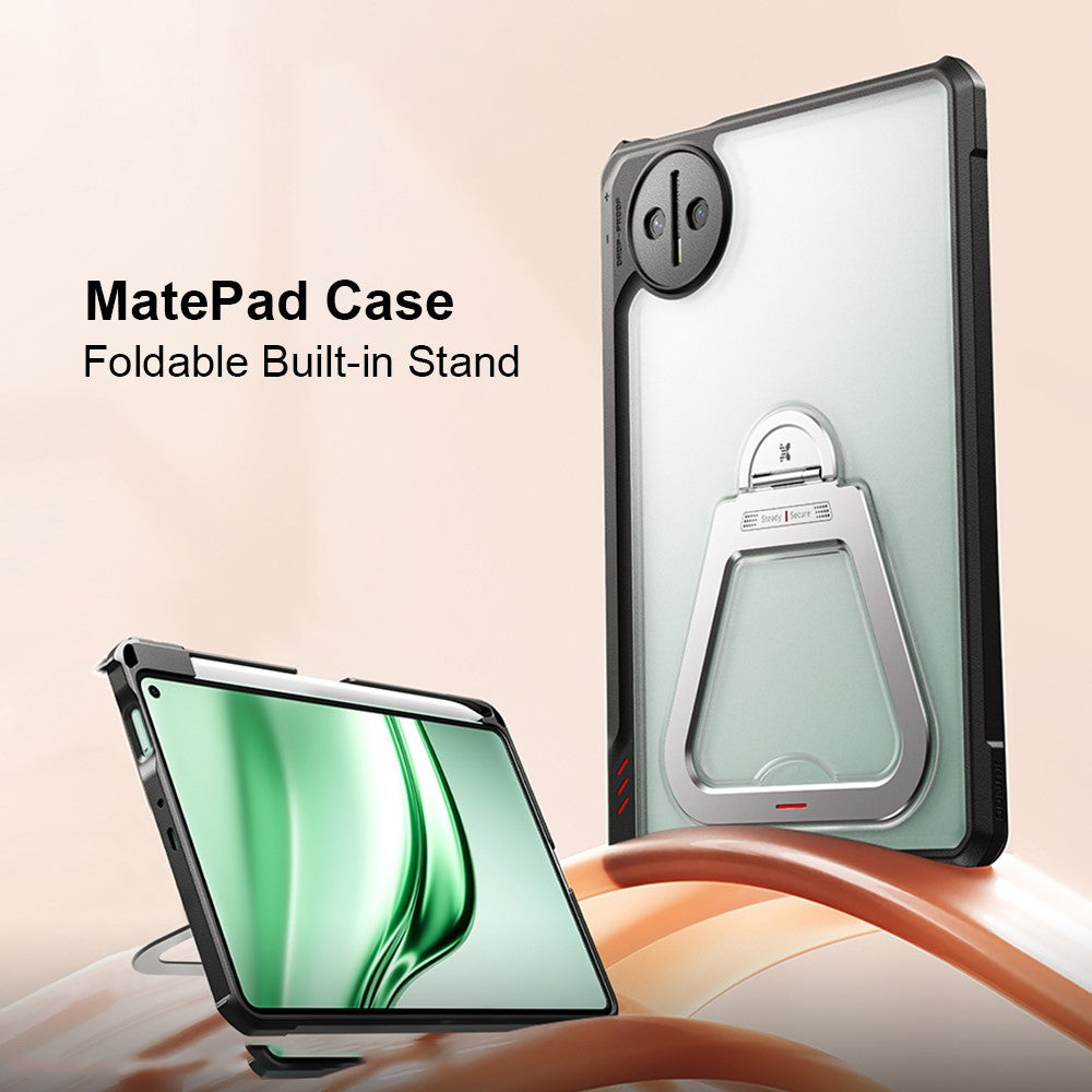 XUNDD For Huawei MatePad Mini Case Kickstand TPU + PC Shockproof Tablet Cover with Pen Slot (Stylus Not Included)