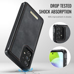 CASEME magnetisk ME80-seriecover i læder, PC og TPU til Samsung Galaxy A52s 5G / Galaxy A52 5G med aftagelig pung