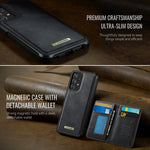CASEME För Samsung Galaxy A52s 5G / Galaxy A52 5G Magnetiskt Skal ME80-serien Läder PC TPU mobilskal med Avtagbar Plånbok