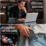 CASEME For iPhone 17e / 16e Magnetic Case  ME80 Series Leather PC TPU Phone Cover with Detachable Wallet