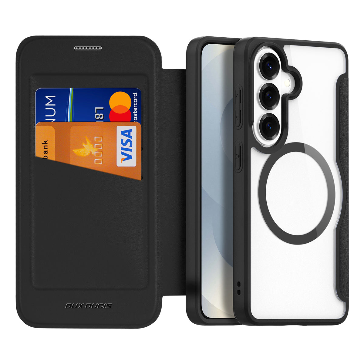 DUX DUCIS Magnetiskt Skal För Samsung Galaxy S26+ Skin X Pro Series Flip Läderfodral