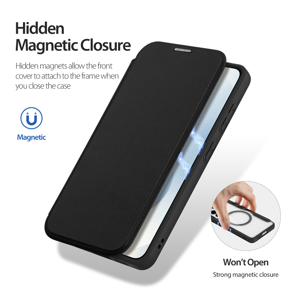 DUX DUCIS Til Samsung Galaxy S26 Magnetisk Cover Skin X Pro Series Flip Læderetui