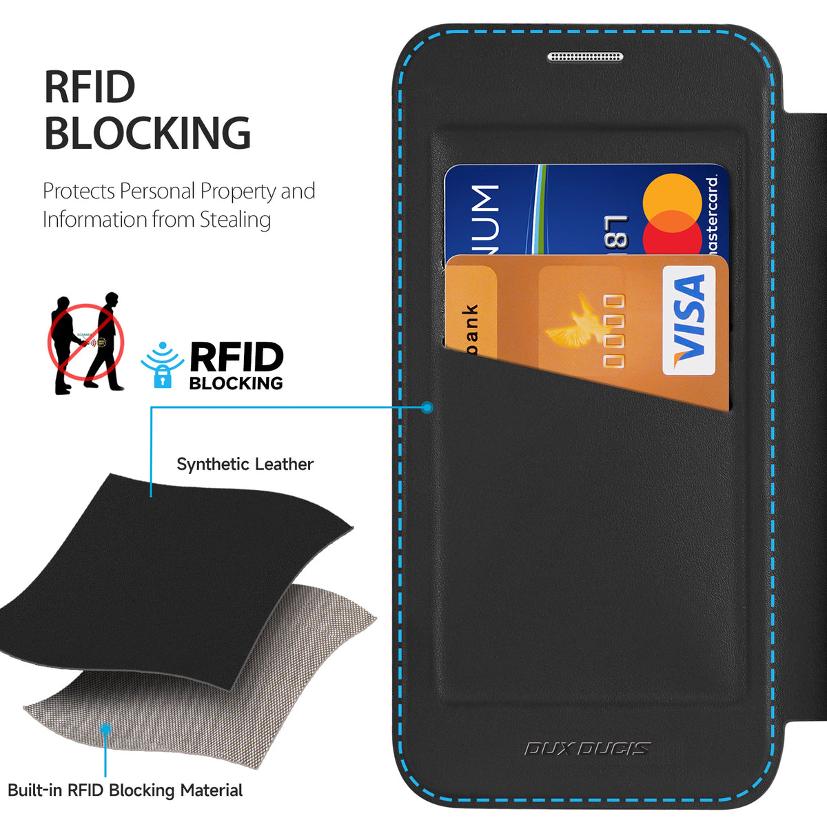 DUX DUCIS Til Samsung Galaxy S26 Magnetisk Cover Skin X Pro Series Flip Læderetui