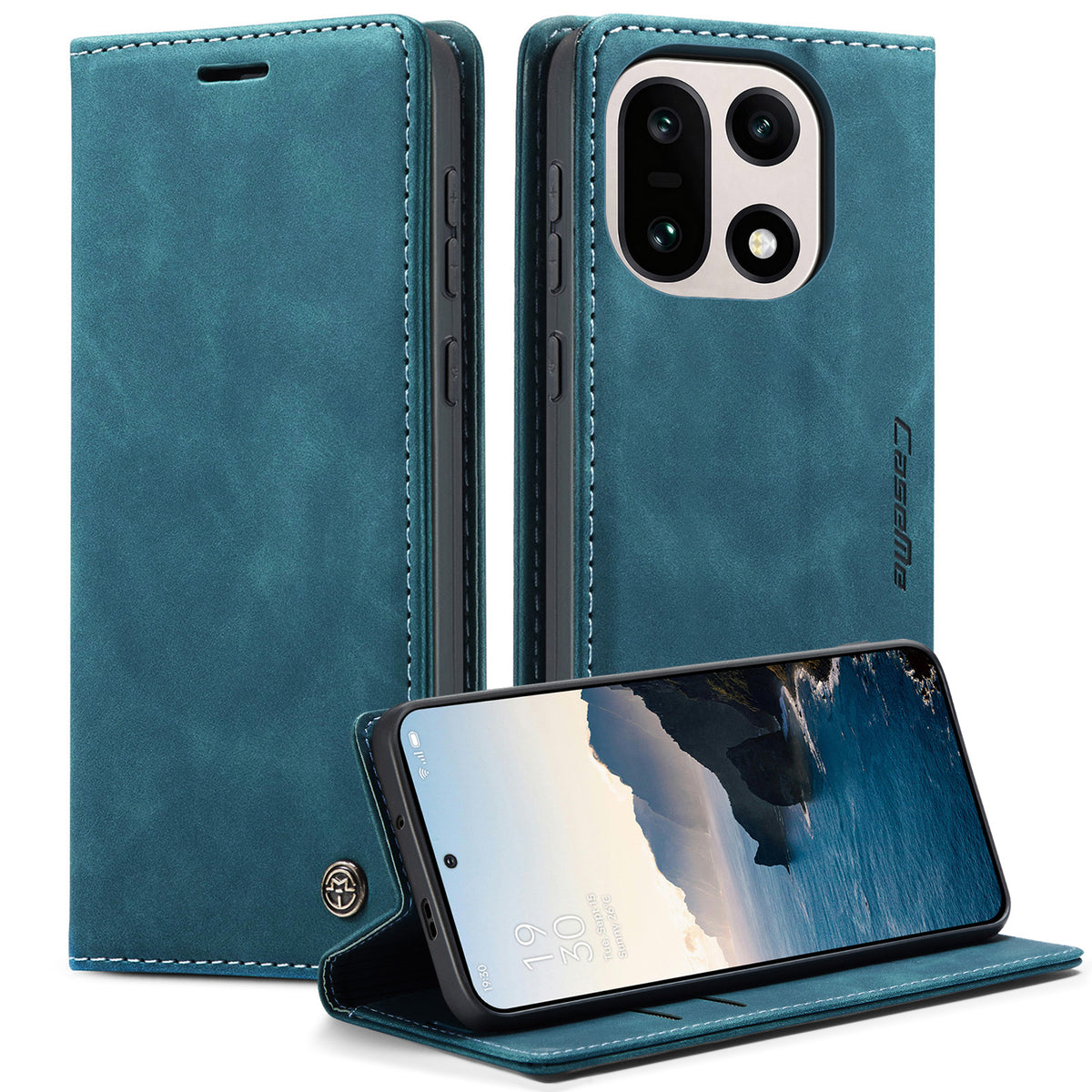 CASEME För OnePlus 15 5G Plånboksfodral 013-serien PU-lädermobilfodral med stativ