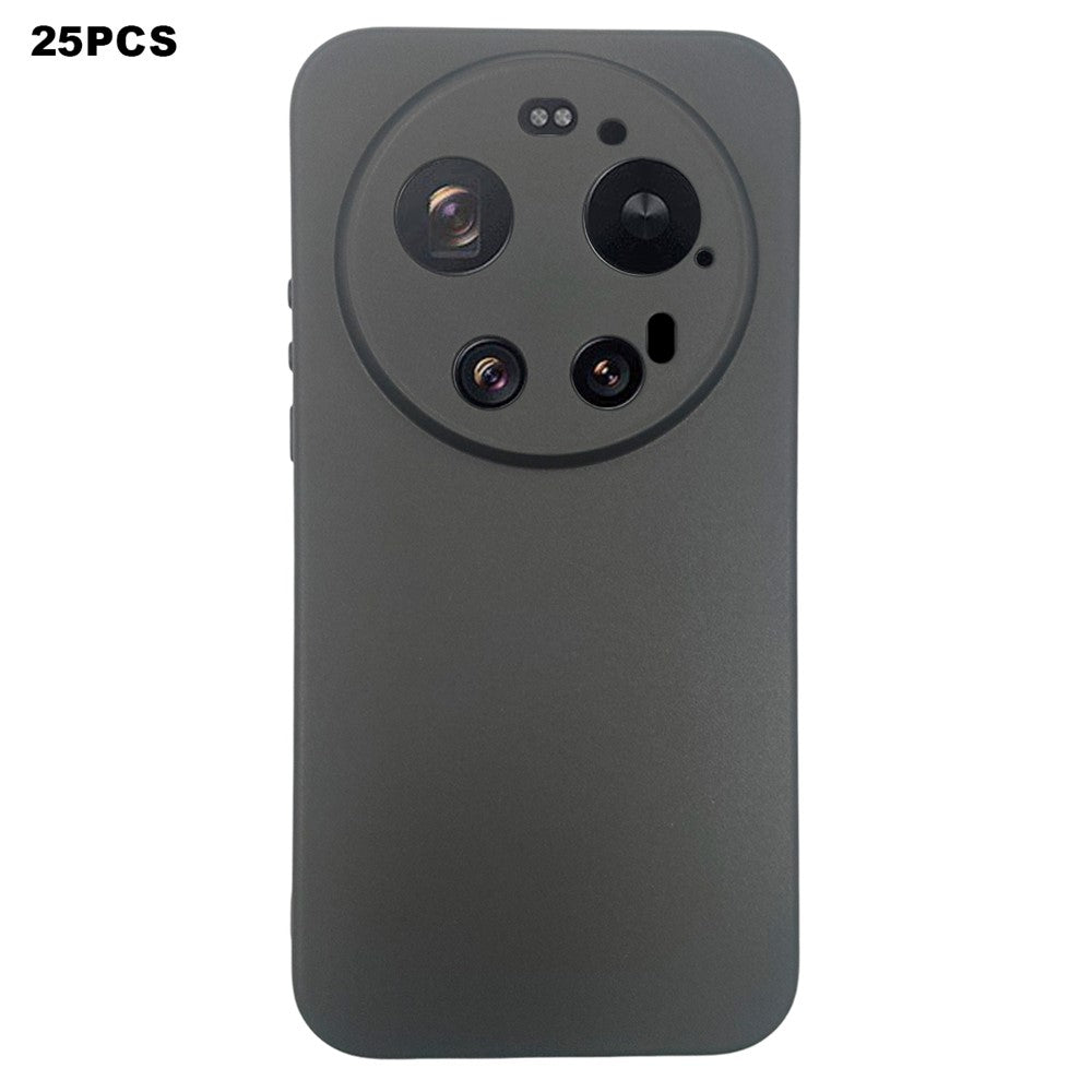 25 st. fodral för Xiaomi 17 Ultra 5G, 1,2 mm, matt TPU-fodral