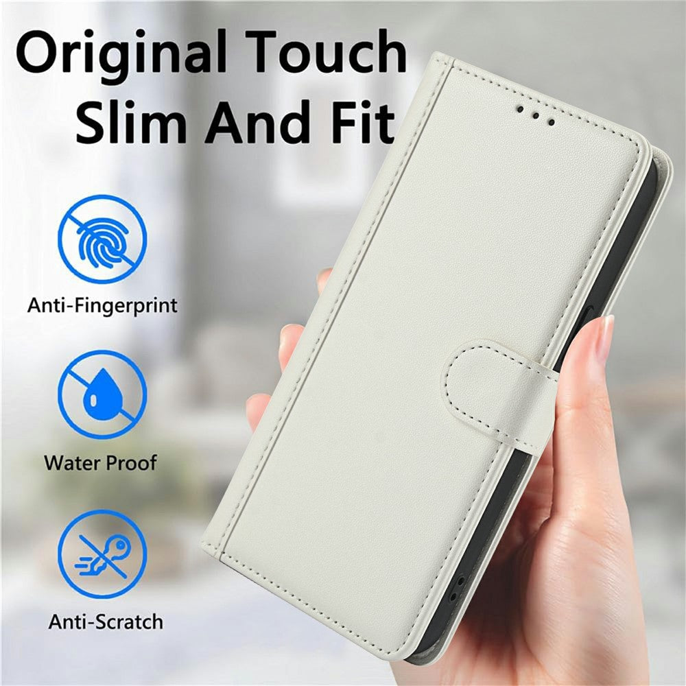 For Xiaomi Poco M8 5G / Redmi Note 15 5G (Global) / 15 4G (Global) Case PU Leather Stand View Phone Wallet Cover with Hand Strap