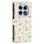 Xiaomi Poco M8 5G / Redmi Note 15 5G (Global) / 15 4G (Global) Plånboksfodral Rombiskt Blommönster Läderflikfodral med Rem