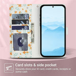 Xiaomi Poco M8 5G / Redmi Note 15 5G (Global) / 15 4G (Global) Plånboksfodral Rombiskt Blommönster Läderflikfodral med Rem