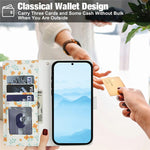 Xiaomi Poco M8 5G / Redmi Note 15 5G (Global) / 15 4G (Global) Plånboksfodral Rombiskt Blommönster Läderflikfodral med Rem