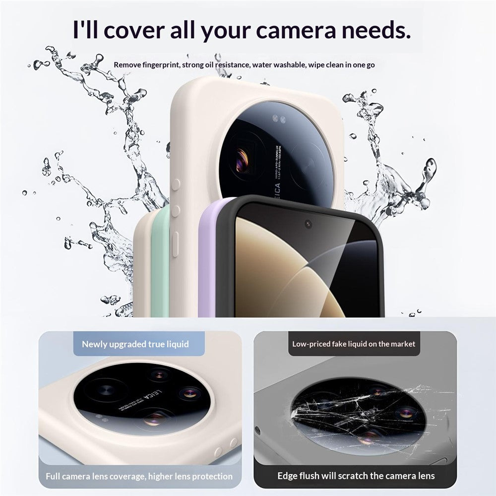 For Xiaomi 17 Ultra 5G Case Skin-Friendly Liquid Silicone + PC Phone Cover