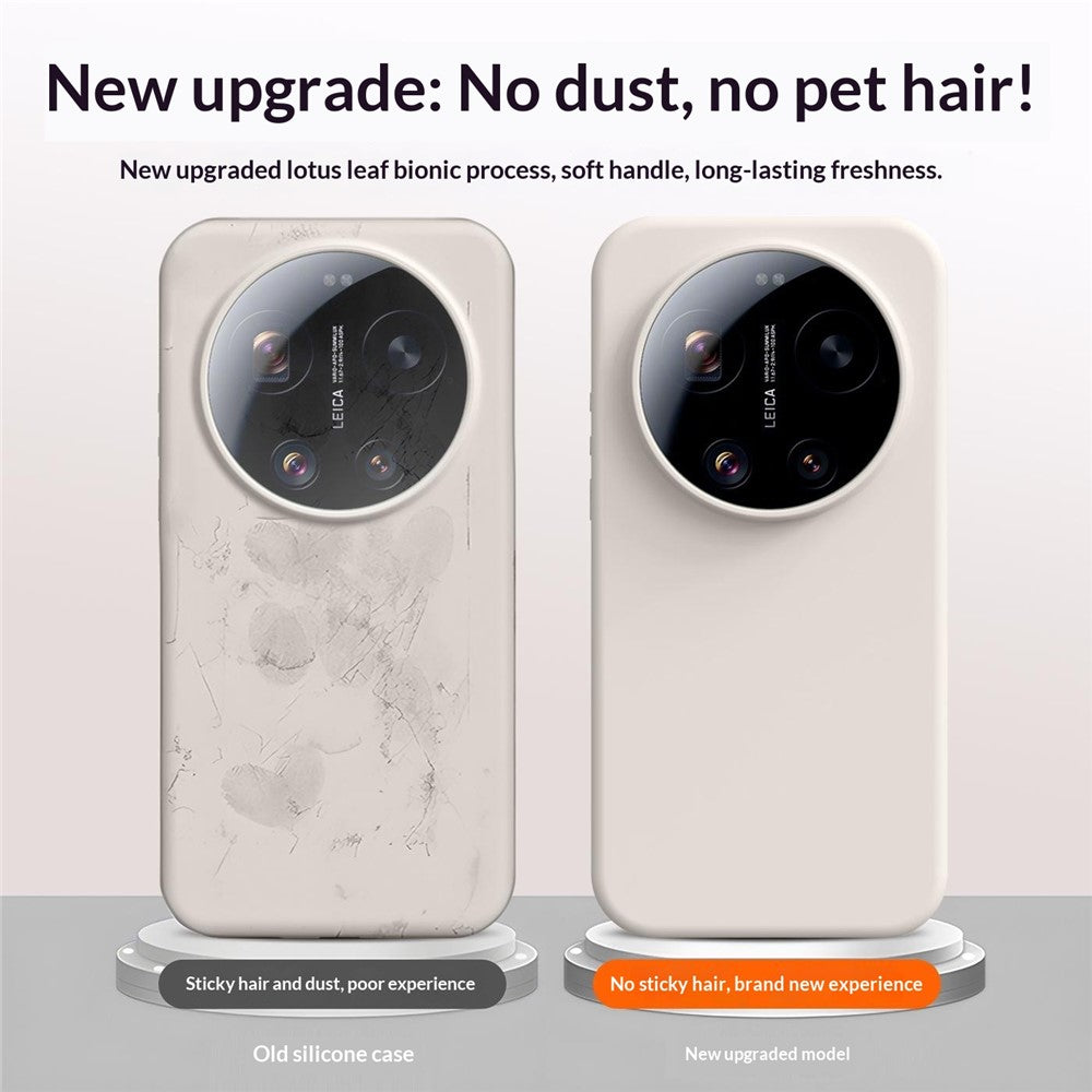 For Xiaomi 17 Ultra 5G Case Skin-Friendly Liquid Silicone + PC Phone Cover