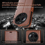 AZNS For Xiaomi 17 Ultra 5G Case Anti-Scratch PU Leather Stand Wallet Phone Cover