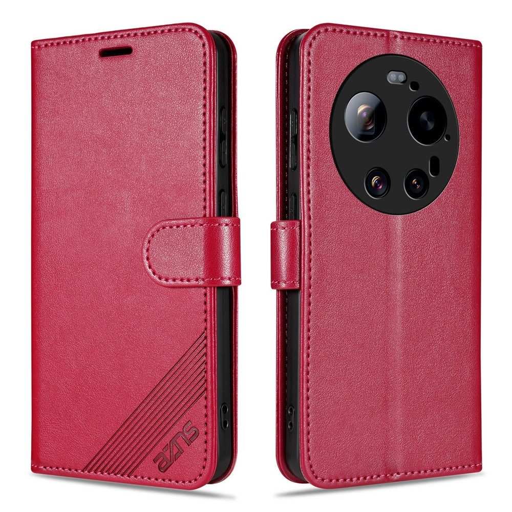 AZNS For Xiaomi 17 Ultra 5G Case Anti-Scratch PU Leather Stand Wallet Phone Cover