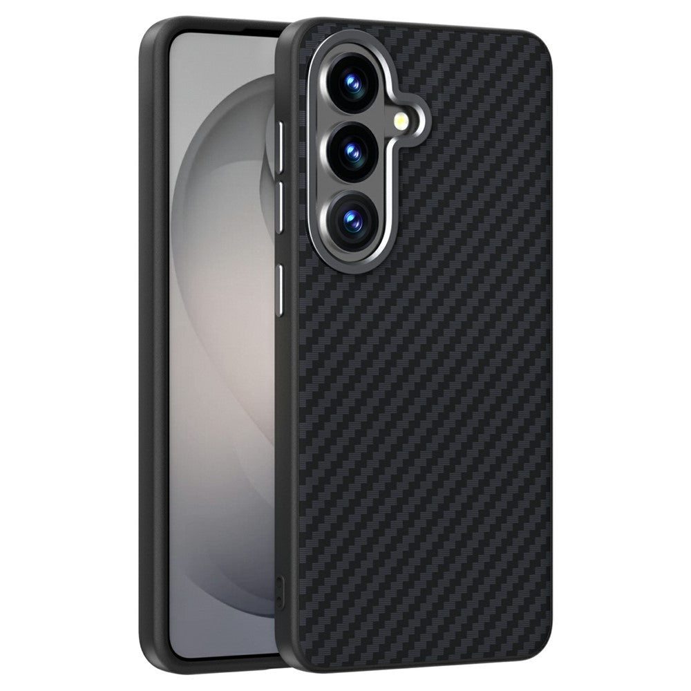 ABEEL For Samsung Galaxy S26 Magnetic Case Carbon Fiber Texture Phone Back Cover
