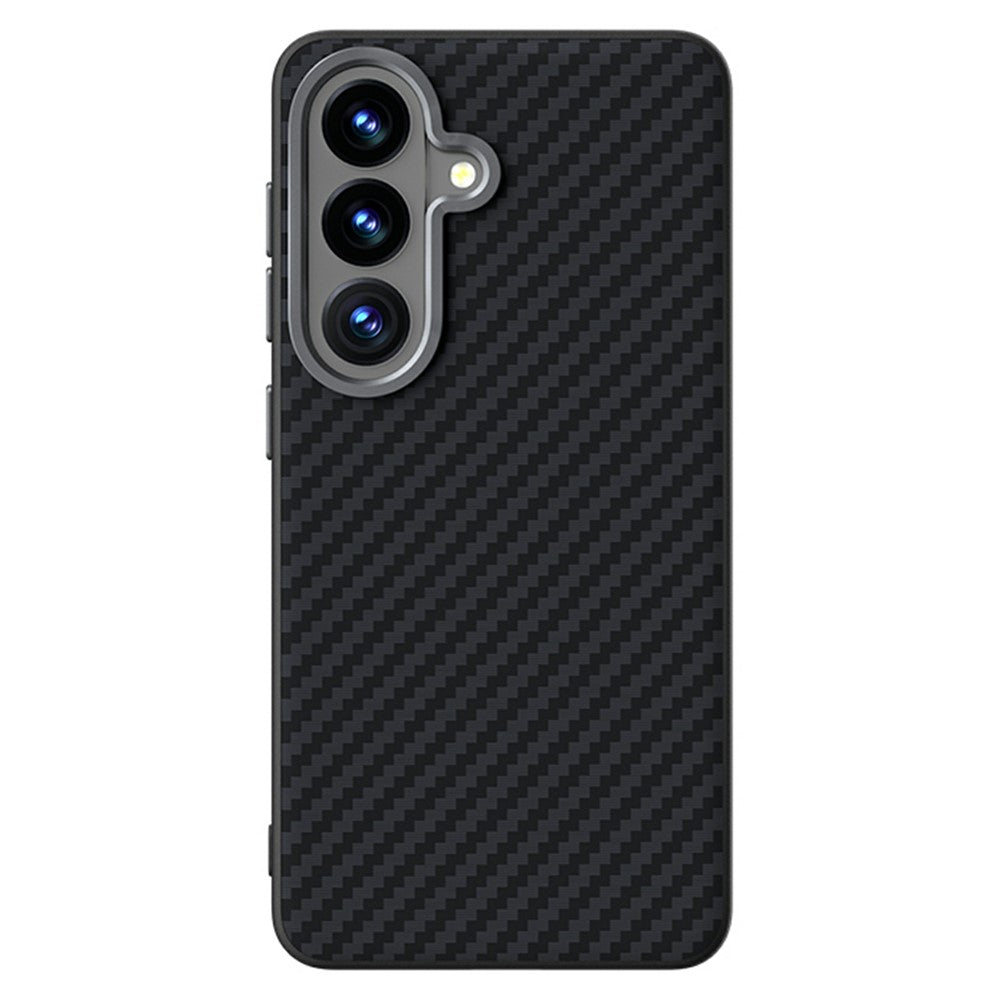ABEEL For Samsung Galaxy S26 Magnetic Case Carbon Fiber Texture Phone Back Cover