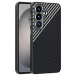 ABEEL For Samsung Galaxy S26 Magnetic Case Carbon Fiber Texture Phone Back Cover
