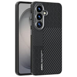 ABEEL For Samsung Galaxy S26 Magnetic Case PC + TPU + Aluminum Alloy + PU Leather Slim Phone Back Cover