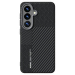 ABEEL For Samsung Galaxy S26 Magnetic Case PC + TPU + Aluminum Alloy + PU Leather Slim Phone Back Cover