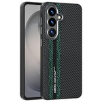 ABEEL For Samsung Galaxy S26 Magnetic Case PC + TPU + Aluminum Alloy + PU Leather Slim Phone Back Cover