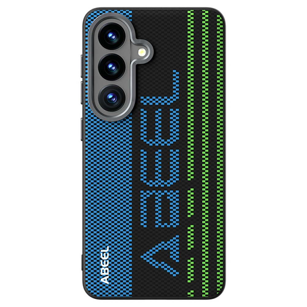 ABEEL Til Samsung Galaxy S26 Magnetisk Cover Mikroprægning 6D Printet PC TPU Aluminiumlegering Læder Telefoncover