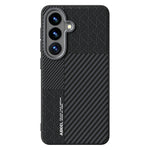 ABEEL For Samsung Galaxy S26+ Magnetic Case PC + TPU + Aluminum Alloy + PU Leather Slim Phone Back Cover