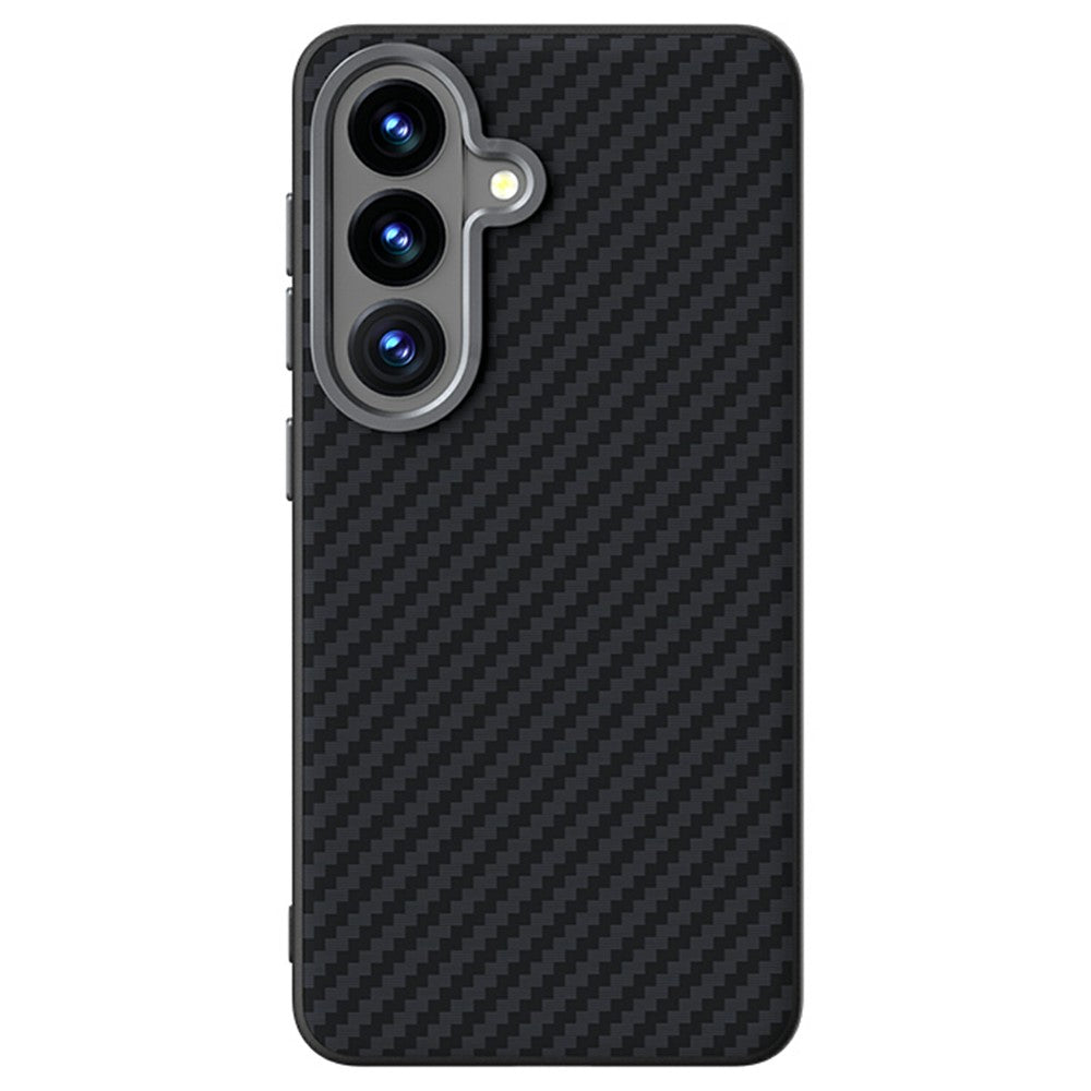 ABEEL For Samsung Galaxy S26+ Magnetic Case Carbon Fiber Texture Phone Back Cover