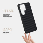 ABEEL For Samsung Galaxy S26+ Magnetic Case Carbon Fiber Texture Phone Back Cover