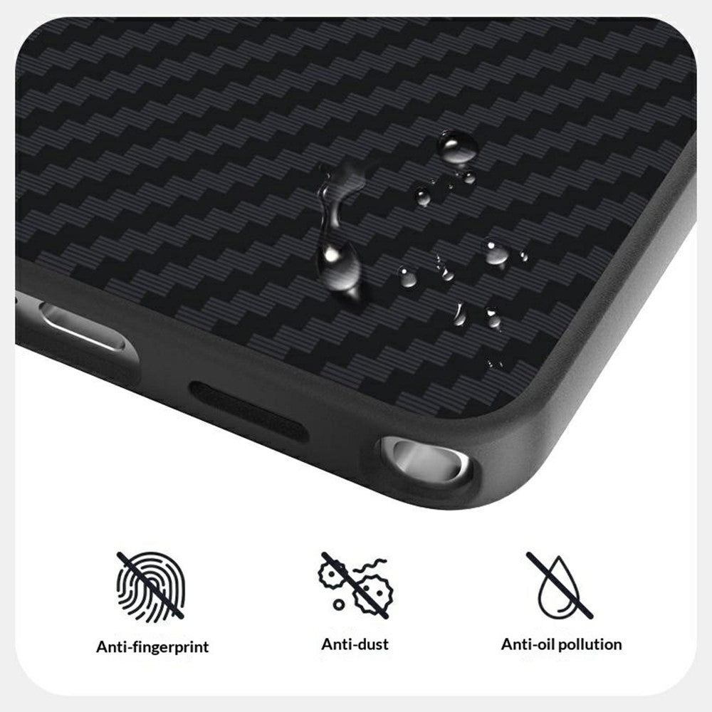ABEEL For Samsung Galaxy S26+ Magnetic Case Carbon Fiber Texture Phone Back Cover