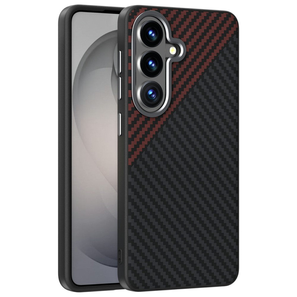 ABEEL Til Samsung Galaxy S26+ Magnetisk Cover med Kulfibertekstur Telefonbagside